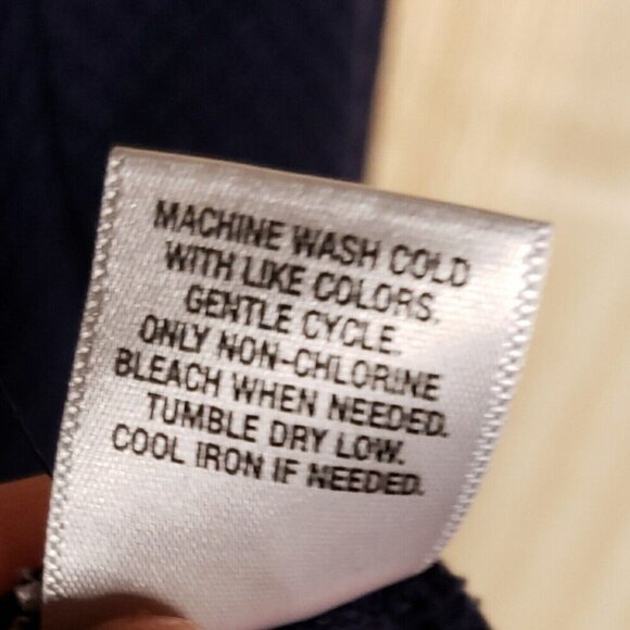 Sunday Womens Navy Waffle Knit Thermal Open Cardigan Small - Picture 6 of 6